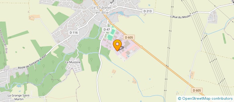 localisation de l'entreprise AMBULANCES DU CHATELET  LE CHATELET-EN-BRIE