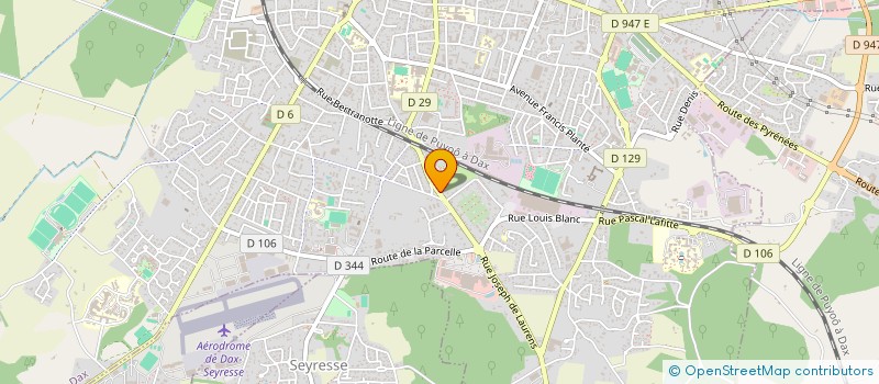 localisation de l'entreprise AMBULANCES DU GRAND DAX à DAX