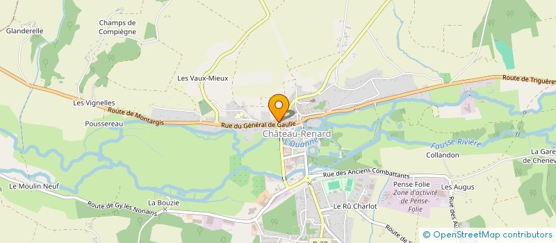 localisation de l'entreprise AMBULANCES DU LYS à CHATEAU-RENARD