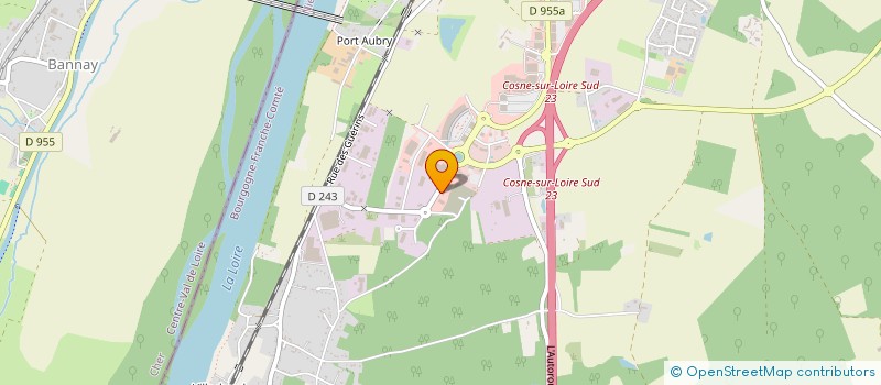 localisation de l'entreprise AMBULANCES DU NOHAIN à COSNE-COURS-SUR-LOIRE