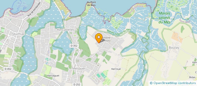 localisation de l'entreprise AMBULANCES DU PAYS BLANC  MESQUER