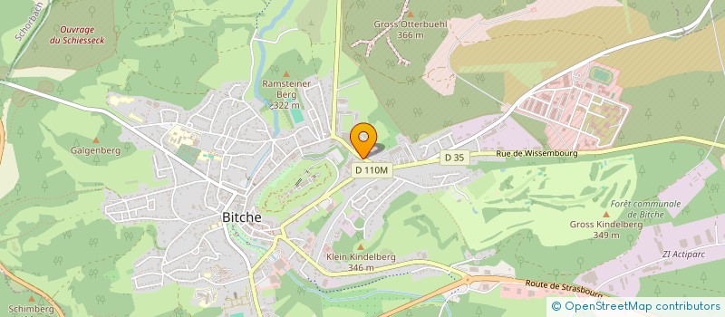 localisation de l'entreprise AMBULANCES DU PAYS DE BITCHE  BITCHE