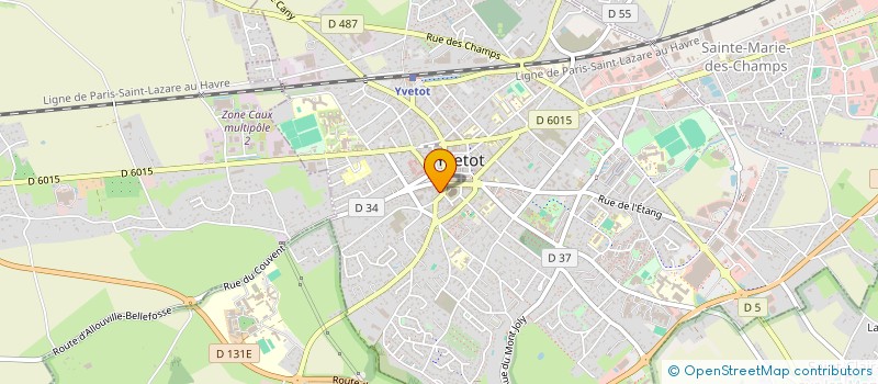 localisation de l'entreprise AMBULANCES DU PAYS DE CAUX à YVETOT