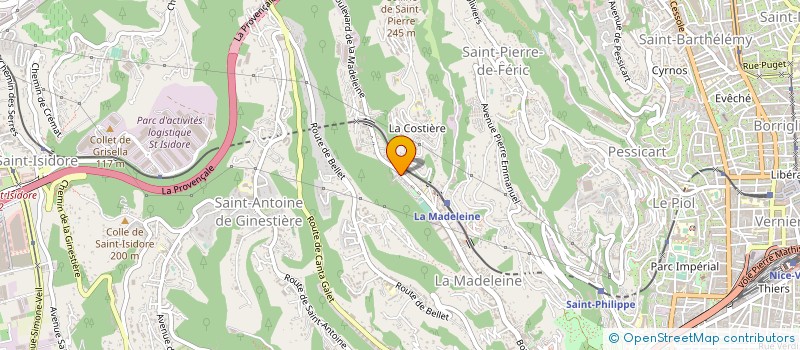 localisation de l'entreprise AMBULANCES DU PORT à NICE