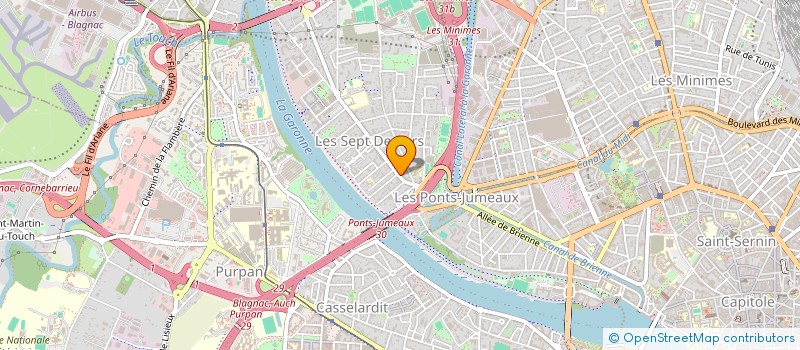 localisation de l'entreprise AMBULANCES DU ROUSSILLON à TOULOUSE