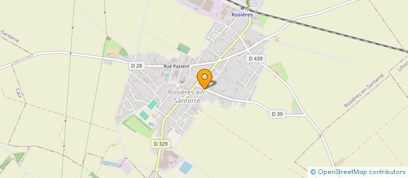 localisation de l'entreprise AMBULANCES DU SANTERRE à ROSIERES-EN-SANTERRE