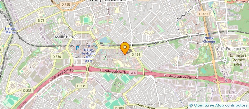 localisation de l'entreprise AMBULANCES DU SECTEUR - ADS 94 à NOISY-LE-GRAND
