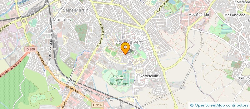 localisation de l'entreprise AMBULANCES DU SOLEIL à PERPIGNAN