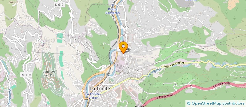 localisation de l'entreprise AMBULANCES DU SOLEIL à DRAP