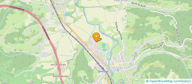 localisation de l'entreprise AMBULANCES DU SUD  TOURNAY