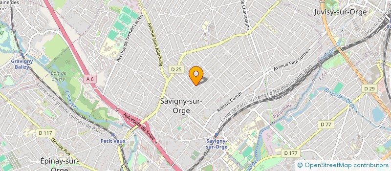 localisation de l'entreprise AMBULANCES DU SUD PARISIEN à SAVIGNY-SUR-ORGE