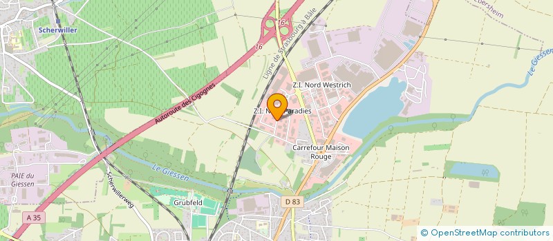 localisation de l'entreprise AMBULANCES DU VAL D'ORBEY  SELESTAT