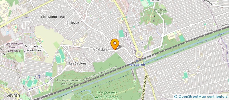 localisation de l'entreprise AMBULANCES DU VERT GALANT à VILLEPINTE
