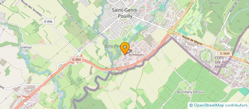 localisation de l'entreprise AMBULANCES E.M.S  SAINT-GENIS-POUILLY