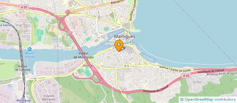localisation de l'entreprise AMBULANCES ELIE à MARTIGUES
