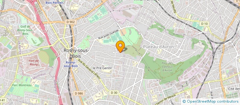 localisation de l'entreprise AMBULANCES ELYA à MONTREUIL