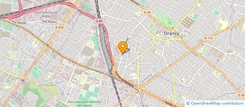 localisation de l'entreprise AMBULANCES EMS 93 à DRANCY