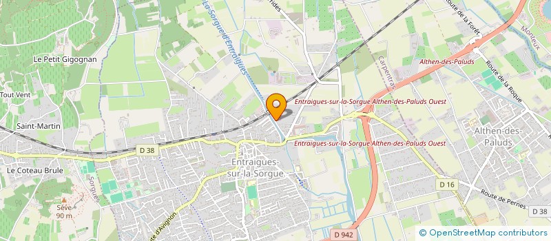 localisation de l'entreprise AMBULANCES ENTRAIGUOISES à ENTRAIGUES-SUR-LA-SORGUE