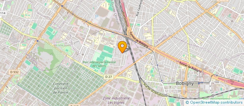 localisation de l'entreprise AMBULANCES ESPERANCE  BOBIGNY