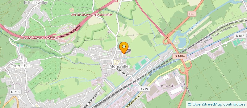 localisation de l'entreprise AMBULANCES ET POMPES FUNEBRES SAINTE BARBE à MONSWILLER