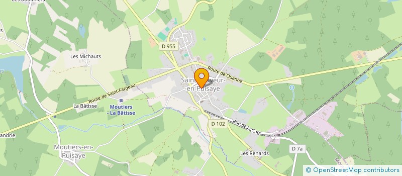 localisation de l'entreprise AMBULANCES ET TAXIS DE LA PUISAYE à SAINT-SAUVEUR-EN-PUISAYE