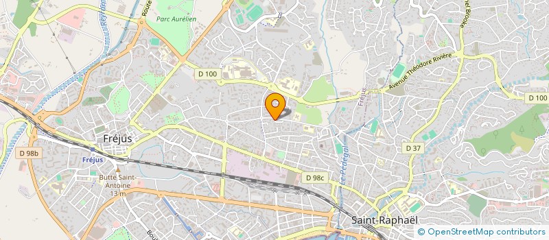 localisation de l'entreprise AMBULANCES EUROPE à FREJUS