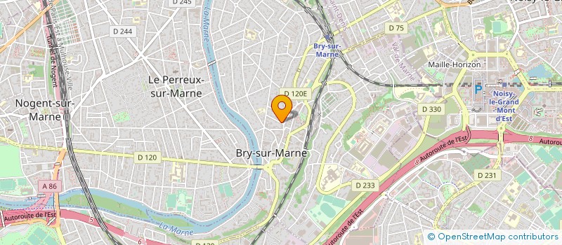 localisation de l'entreprise AMBULANCES EVEREST  BRY-SUR-MARNE