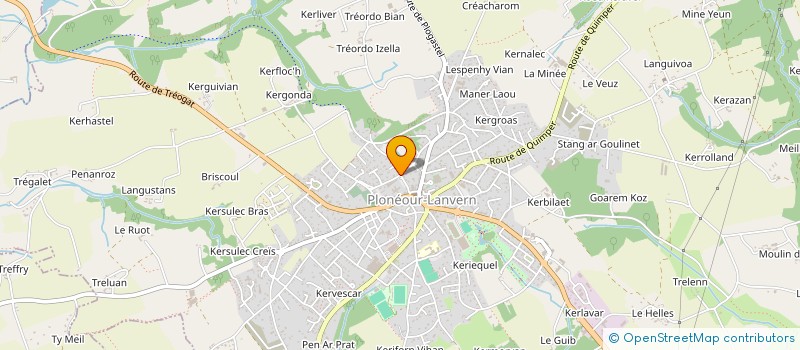 localisation de l'entreprise AMBULANCES FAILLER  PLONEOUR-LANVERN