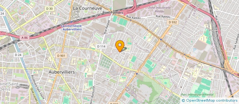 localisation de l'entreprise AMBULANCES FM GOUTTE D'OR à AUBERVILLIERS