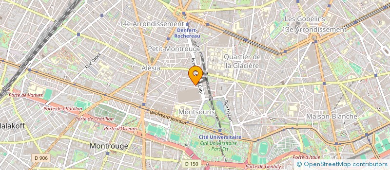 localisation de l'entreprise AMBULANCES G.T. 75 à PARIS