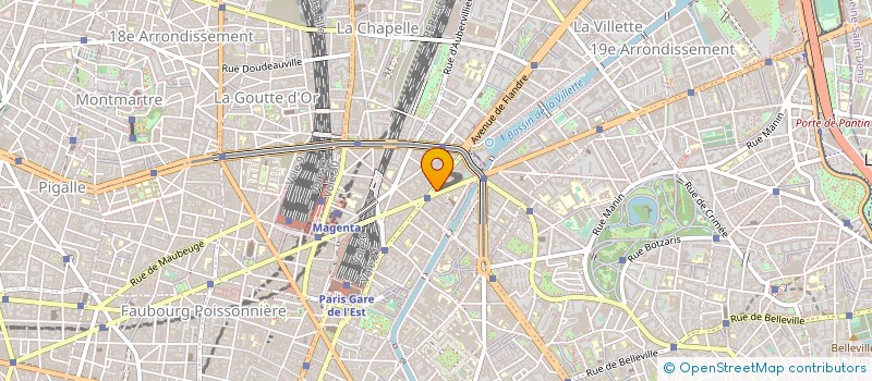 localisation de l'entreprise AMBULANCES GABRIEL à PARIS