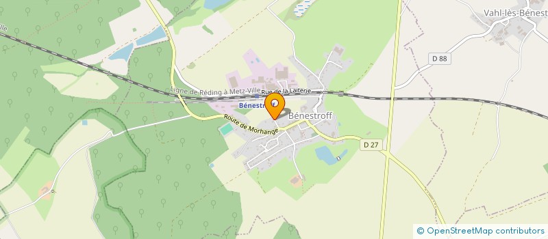 localisation de l'entreprise AMBULANCES GAILLOT ET COMPAGNIE  BENESTROFF