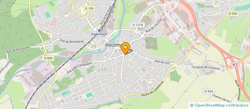 localisation de l'entreprise AMBULANCES HAUTMONTOISES à HAUTMONT