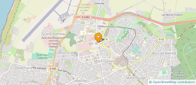 localisation de l'entreprise AMBULANCES HAVRAISES  LE HAVRE