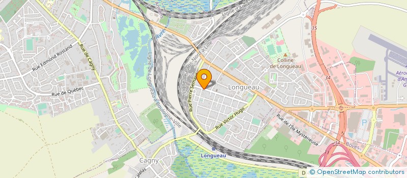 localisation de l'entreprise AMBULANCES HEMART FRERES à LONGUEAU
