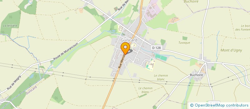 localisation de l'entreprise AMBULANCES HENOU SARL à GUISCARD