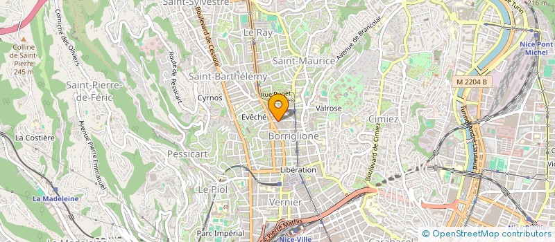 localisation de l'entreprise AMBULANCES HIPPOCRATE à NICE