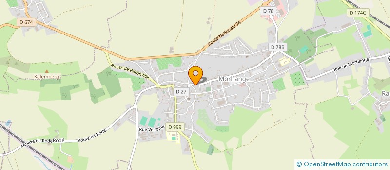 localisation de l'entreprise AMBULANCES HUBERT WEINACHTER SARL  MORHANGE