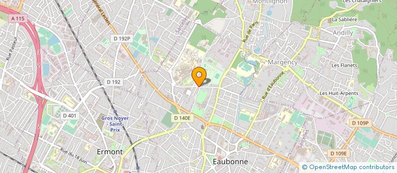 localisation de l'entreprise AMBULANCES HUET à EAUBONNE
