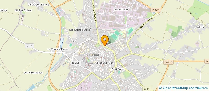 localisation de l'entreprise AMBULANCES ISABELLE  LOUDUN