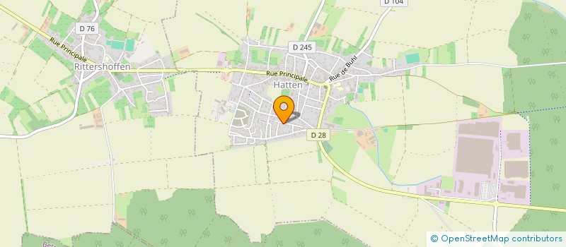 localisation de l'entreprise AMBULANCES JACOB à HATTEN
