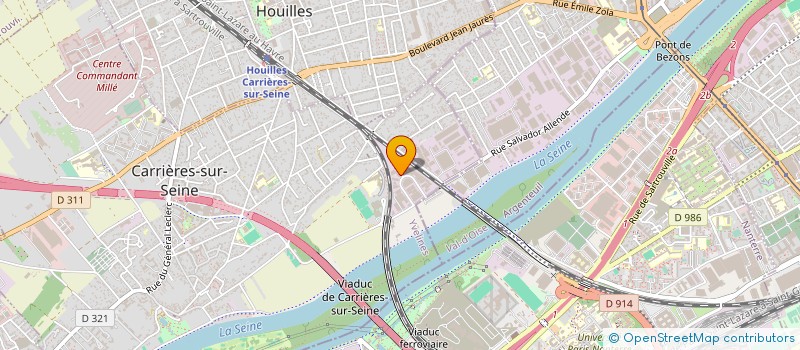 localisation de l'entreprise AMBULANCES JANNAH 78 à CARRIERES-SUR-SEINE