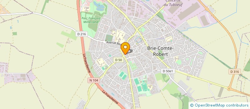 localisation de l'entreprise AMBULANCES JINAH SECOURS  BRIE-COMTE-ROBERT