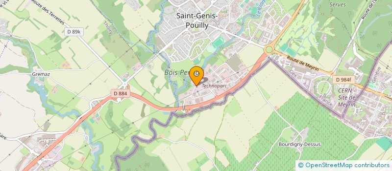 localisation de l'entreprise AMBULANCES JMS à SAINT-GENIS-POUILLY