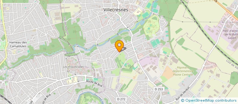 localisation de l'entreprise AMBULANCES JRI  VILLECRESNES