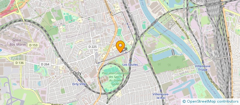 localisation de l'entreprise AMBULANCES LA FRATERNELLE  ORLY