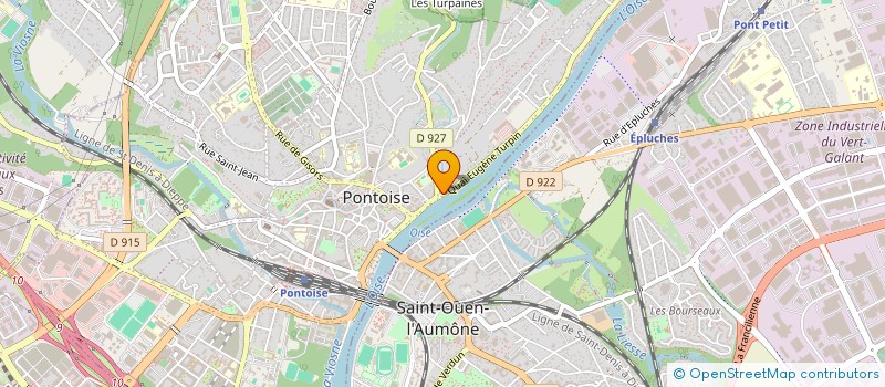 localisation de l'entreprise AMBULANCES LACROIX 95 à PONTOISE
