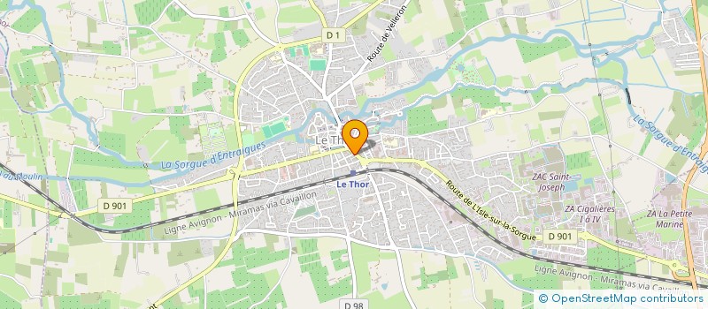 localisation de l'entreprise AMBULANCES LE THOR à LE THOR
