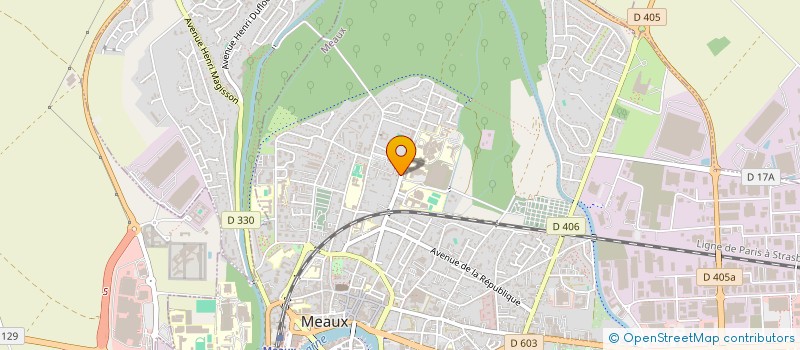 localisation de l'entreprise AMBULANCES LENEVEU à MEAUX