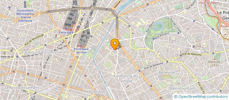 localisation de l'entreprise AMBULANCES LES MERISIERS à PARIS